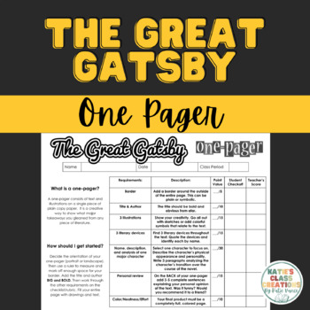 book report for the great gatsby