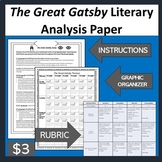 The Great Gatsby Paper: Theme Literary Analysis