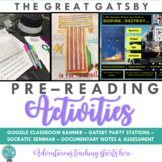 The Great Gatsby:  PreReading Lessons, Activities, and Fun!