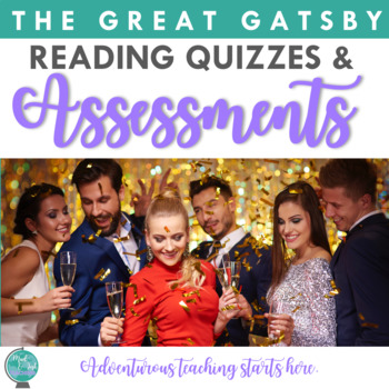 Preview of The Great Gatsby:  Quizzes and Final Assessments {EDITABLE)