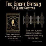 The Great Gatsby Quote Posters