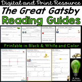 The Great Gatsby Reading Guides - Digital & Print
