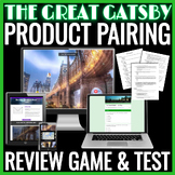The Great Gatsby Review Game Escape Room and Final Unit Te
