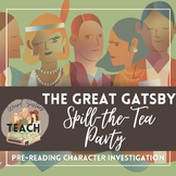 The Great Gatsby Spill-the-Tea Party Pre-Reading Activity
