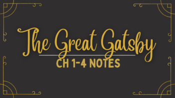 Preview of The Great Gatsby Summary | Ch 1-4