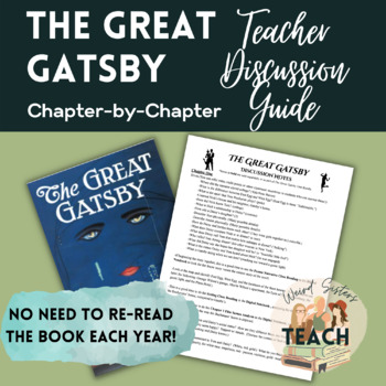 Preview of The Great Gatsby Teacher Discussion Guide