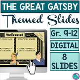 The Great Gatsby Themed Daily Agenda Template Google Slide