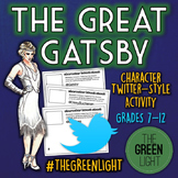 The Great Gatsby Twitter-Style Activity: Bell-Ringers, Qui