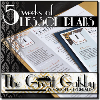 Preview of The Great Gatsby Unit Plan: 5 Weeks of Daily lessons