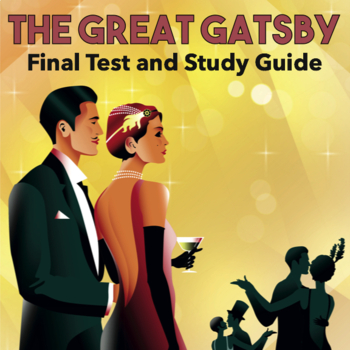 Preview of The Great Gatsby Unit Test — Study Guide Review and Answer Keys | Novel Study