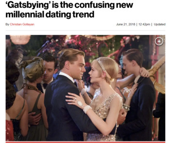 Preview of The Great Gatsby and Gatsbying (A Modern Comparison Workshop Activity)