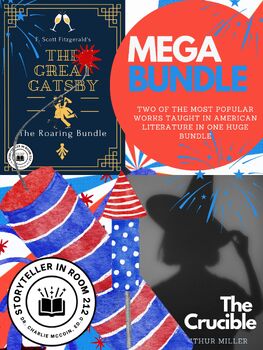 Preview of The Great Gatsby and The Crucible Mega Bundle