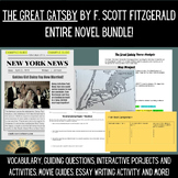 The Great Gatsby by F. Scott Fitzgerald - ENTIRE NOVEL BUNDLE!