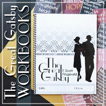 Preview of The Great Gatsby by Fitzgerald: Student Workbooks