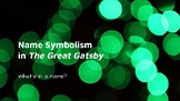 The Great Gatsby name symbolism
