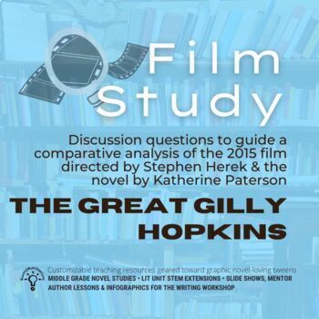 Preview of The Great Gilly Hopkins: Film Study/Novel Comparison (editable)