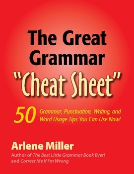 Preview of The Great Grammar Cheat Sheet