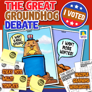 Preview of The Great Groundhog Debate - Groundhog Day Activity