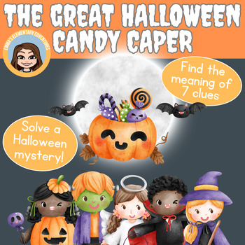 Preview of The Great Halloween Candy Caper: A Comprehensive Mystery Activity Package