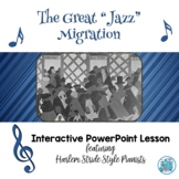 The Great "Jazz" Migration and Harlem Stride-Style Piano PowerPoint