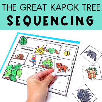 Preview of The Great Kapok Tree Activities Sequencing Stories with Pictures for Earth Day