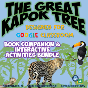Preview of The Great Kapok Tree Book Companion for Google Classroom and Distance Learning