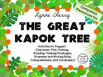 Preview of The Great Kapok Tree by Lynne Cherry: Literature Study