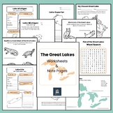 The Great Lakes Worksheets & Note Pages Family Study Resou