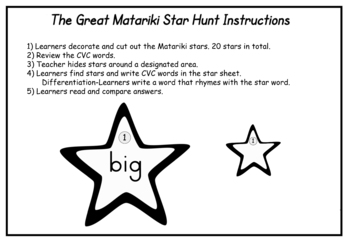 Preview of The Great Matariki Star Hunt