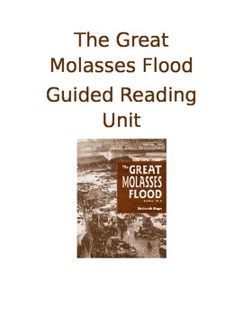Preview of The Great Molasses Flood Informational Text Guided Reading Lessons