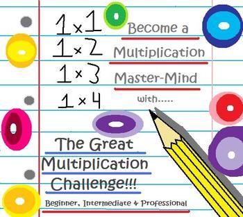 Preview of The Great Multiplication Challenge Downloadable ZIP