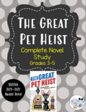 The Great Pet Heist Novel Study-Comprehension Questions |A