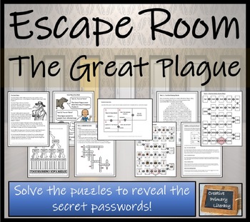 Preview of The Great Plague Escape Room Activity