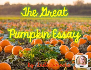 Preview of The Great Pumpkin (FREEBIE)