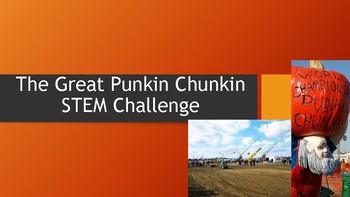 Preview of The Great Punkin Chunkin STEM Challenge (K-8)