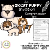 The Great Puppy Invasion Comprehension Test, HMH Module 1 Grade 2