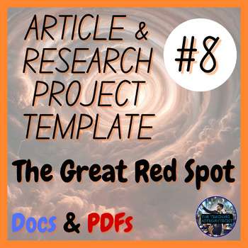 Preview of The Great Red Spot | Science Research Project+ Article #8 Astro (Offline Bundle)