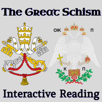 Preview of The Great Schism: Presentation & Interactive Notes