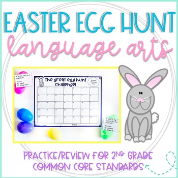 Preview of Easter Egg Hunt for 2nd Grade Language Arts Common Core Standards