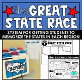 The Great State Race | State Memorization System