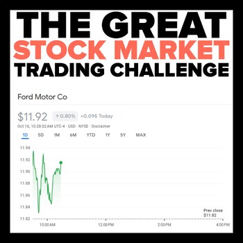 Preview of The Great Stock Market Challenge - Complete Math Unit