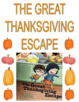 Preview of The Great Thanksgiving Escape - Library Lesson