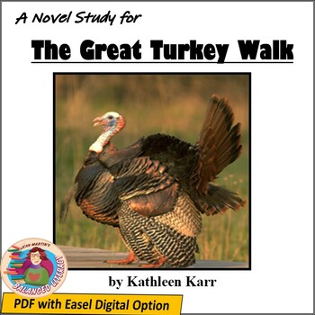 Preview of The Great Turkey Walk, By Kathleen Karr: A PDF & EASEL Novel Study