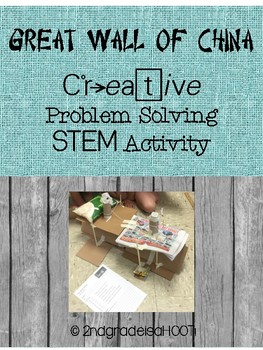Preview of The Great Wall of China Create Problem Solving STEM Activity