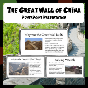 formerly known as the Chinese Wall…) Today's View - ppt video