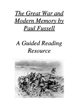 Preview of The Great War by Paul Fussell: A Guided Reading