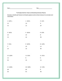 The Greatest Common Factor and Simplifying Fractions Practice