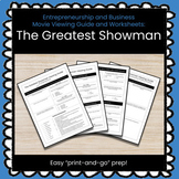 The Greatest Showman Movie Viewing Guide and Worksheets (E