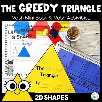 Preview of 2D Shapes Activities Worksheets and Games - The Greedy Triangle Math Book