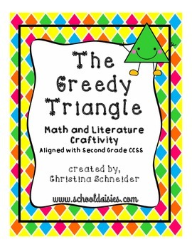 Preview of The Greedy Triangle Math and Literature Craftivity